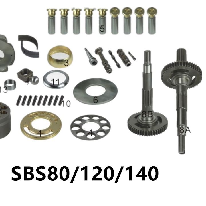 SBS80 SBS120 SBS140 Υδραυλικά εξαρτήματα αντλιών εξορυκτών, 325C Συσκευές αντλιών γάτας